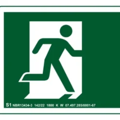 ilustração parcial da placa com inscrição e modelo