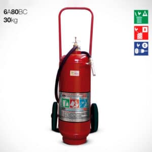 Extintor Carreta Pó Químico ABC 30kg 6A 80BC