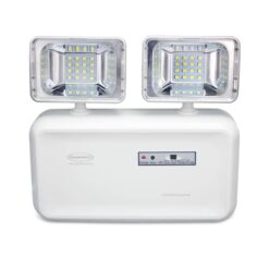 Iluminação Emergência LED 2 faróis 600 lúmens