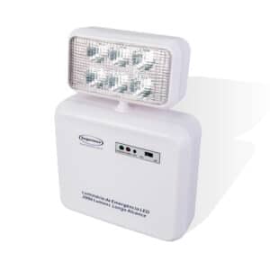Iluminação de Emergência LED 1 farol 2000 lúmens