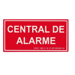 Sin. Central de Alarme 23x11cm PVC