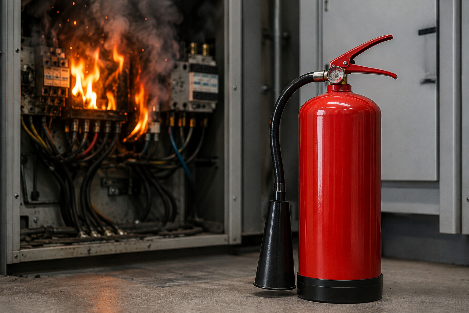 extintor ideal para incêndios elétricos