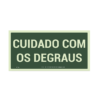 Placa Sinalização Cuidado Com O Degrau